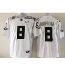 NCAA Oregon Ducks #8 Mariota white jerseys NCAA Oregon Ducks #8 Mariota white jerseys