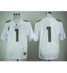 Oregon Ducks No.1 Fan White Pro Combat Pac-12 College Football NCAA Jersey Oregon Ducks No.1 Fan White Pro Combat Pac-12 College Football NCAA Jersey