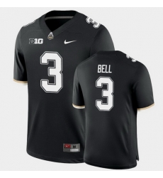 Men Purdue Boilermakers David Bell College Football Game Black Jersey Men Purdue Boilermakers David Bell College Football Game Black Jersey
