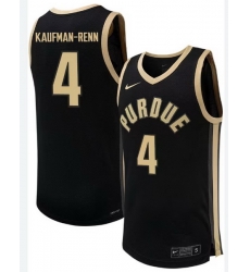 Purdue #4 Trey Kauffman Ren Black NCAA Basketball Jersey