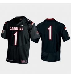 Men South Carolina Gamecocks 1 Black Premier College Football Jersey Men South Carolina Gamecocks 1 Black Premier College Football Jersey