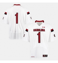 Men South Carolina Gamecocks College Football White Jersey Men South Carolina Gamecocks College Football White Jersey