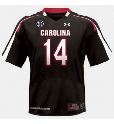 Men South Carolina Gamecocks Connor Shaw College Football Black Jersey Men South Carolina Gamecocks Connor Shaw College Football Black Jersey