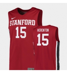 Men Stanford Cardinal Rodney Herenton Red Replica College Basketball Jersey Men Stanford Cardinal Rodney Herenton Red Replica College Basketball Jersey