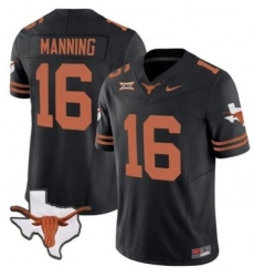 Men Texas Longhorn #16 Arch Manning Black F U S E Limited Jersey Men Texas Longhorn #16 Arch Manning Black F U S E Limited Jersey