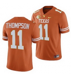 Texas Longhorns Casey Thompson Orange 2021 Red River Showdown Men Jersey Texas Longhorns Casey Thompson Orange 2021 Red River Showdown Men Jersey