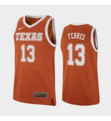 Texas Longhorns Jase Febres Texas Orange Replica Men'S Jersey Texas Longhorns Jase Febres Texas Orange Replica Men'S Jersey