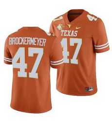 Texas Longhorns Luke Brockermeyer Orange 2021 Red River Showdown Men Jersey Texas Longhorns Luke Brockermeyer Orange 2021 Red River Showdown Men Jersey