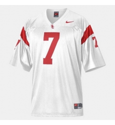 Men Usc Trojans Matt Barkley College Football White Jersey Men Usc Trojans Matt Barkley College Football White Jersey