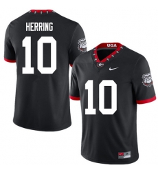 2020 Men #10 Malik Herring Georgia Bulldogs Mascot 100th Anniversary College Football Jerseys Sale-B 2020 Men #10 Malik Herring Georgia Bulldogs Mascot 100th Anniversary College Football Jerseys Sale-B