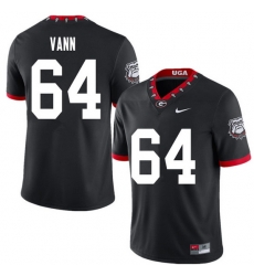 2020 Men #64 David Vann Georgia Bulldogs Mascot 100th Anniversary College Football Jerseys Sale-Blac 2020 Men #64 David Vann Georgia Bulldogs Mascot 100th Anniversary College Football Jerseys Sale-Blac