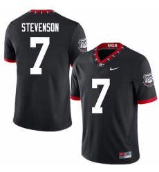 2020 Men #7 Tyrique Stevenson Georgia Bulldogs Mascot 100th Anniversary College Football Jerseys Sal 2020 Men #7 Tyrique Stevenson Georgia Bulldogs Mascot 100th Anniversary College Football Jerseys Sal