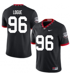 2020 Men #96 Zion Logue Georgia Bulldogs Mascot 100th Anniversary College Football Jerseys Sale-Black 2020 Men #96 Zion Logue Georgia Bulldogs Mascot 100th Anniversary College Football Jerseys Sale-Black