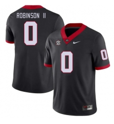 Men #0 Roderick Robinson II Georgia Bulldogs College Football Jerseys Stitched-Black Men #0 Roderick Robinson II Georgia Bulldogs College Football Jerseys Stitched-Black