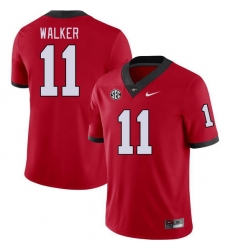 Men #11 Jalon Walker Georgia Bulldogs College Football Jerseys Stitched-Red Men #11 Jalon Walker Georgia Bulldogs College Football Jerseys Stitched-Red