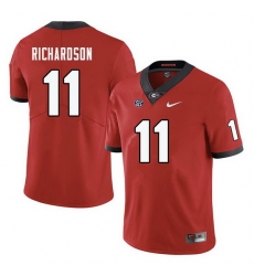 Men #11 Keyon Richardson Georgia Bulldogs College Football Jerseys-Red Men #11 Keyon Richardson Georgia Bulldogs College Football Jerseys-Red