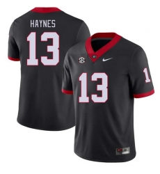 Men #13 Zeed Haynes Georgia Bulldogs College Football Jerseys Stitched-Black Men #13 Zeed Haynes Georgia Bulldogs College Football Jerseys Stitched-Black