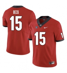 Men #15 Carson Beck Georgia Bulldogs College Football Jerseys Sale-Red Men #15 Carson Beck Georgia Bulldogs College Football Jerseys Sale-Red