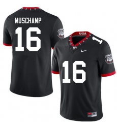 Men #16 Jackson Muschamp Georgia Bulldogs College Football Jerseys Sale-100th Anniversary Men #16 Jackson Muschamp Georgia Bulldogs College Football Jerseys Sale-100th Anniversary