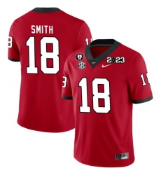 Men #18 C.J. Smith Georgia Bulldogs 2022-23 CTP National Championship Football Jerseys Men #18 C.J. Smith Georgia Bulldogs 2022-23 CTP National Championship Football Jerseys