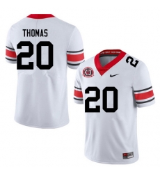 Men #20 JaCorey Thomas Georgia Bulldogs College Football Jerseys Sale-40th Anniversary Men #20 JaCorey Thomas Georgia Bulldogs College Football Jerseys Sale-40th Anniversary