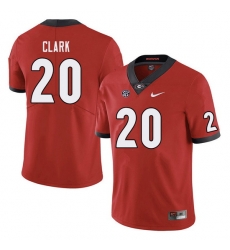 Men #20 Sevaughn Clark Georgia Bulldogs College Football Jerseys Sale-Red Men #20 Sevaughn Clark Georgia Bulldogs College Football Jerseys Sale-Red