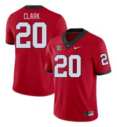 Men #20 Sevaughn Clark Georgia Bulldogs College Football Jerseys Stitched-Red Men #20 Sevaughn Clark Georgia Bulldogs College Football Jerseys Stitched-Red