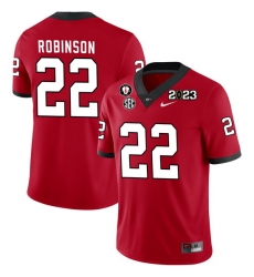 Men #22 Branson Robinson Georgia Bulldogs 2022-23 CTP National Championship Football Jerseys Men #22 Branson Robinson Georgia Bulldogs 2022-23 CTP National Championship Football Jerseys