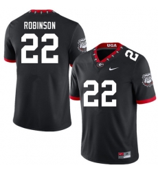 Men #22 Branson Robinson Georgia Bulldogs College Football Jerseys Sale-100th Anniversary Men #22 Branson Robinson Georgia Bulldogs College Football Jerseys Sale-100th Anniversary