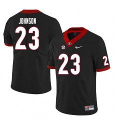 Men #23 Jaylen Johnson Georgia Bulldogs College Football Jerseys Sale-Black Men #23 Jaylen Johnson Georgia Bulldogs College Football Jerseys Sale-Black