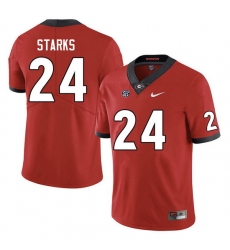 Men #24 Malaki Starks Georgia Bulldogs College Football Jerseys Sale-Red Anniversary Men #24 Malaki Starks Georgia Bulldogs College Football Jerseys Sale-Red Anniversary