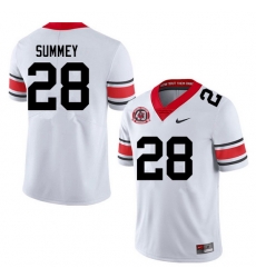 Men #28 Anthony Summey Georgia Bulldogs College Football Jerseys Sale-40th Anniversary Men #28 Anthony Summey Georgia Bulldogs College Football Jerseys Sale-40th Anniversary