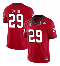 Men #29 Christopher Smith Georgia Bulldogs 2022-23 CTP National Championship Football Jerseys Men #29 Christopher Smith Georgia Bulldogs 2022-23 CTP National Championship Football Jerseys