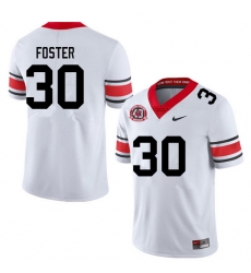 Men #30 Terrell Foster Georgia Bulldogs College Football Jerseys Sale-40th Anniversary Men #30 Terrell Foster Georgia Bulldogs College Football Jerseys Sale-40th Anniversary