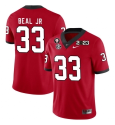 Men #33 Robert Beal Jr. Georgia Bulldogs 2022-23 CTP National Championship Football Jerseys Men #33 Robert Beal Jr. Georgia Bulldogs 2022-23 CTP National Championship Football Jerseys