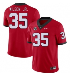 Men #35 Damon Wilson Jr. Georgia Bulldogs College Football Jerseys Stitched-Red Men #35 Damon Wilson Jr. Georgia Bulldogs College Football Jerseys Stitched-Red