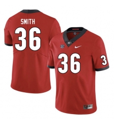 Men #36 Colby Smith Georgia Bulldogs College Football Jerseys Sale-Red Men #36 Colby Smith Georgia Bulldogs College Football Jerseys Sale-Red