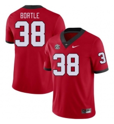 Men #38 Brooks Bortle Georgia Bulldogs College Football Jerseys Stitched-Red Men #38 Brooks Bortle Georgia Bulldogs College Football Jerseys Stitched-Red