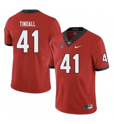 Men #41 Channing Tindall Georgia Bulldogs College Football Jerseys red Men #41 Channing Tindall Georgia Bulldogs College Football Jerseys red
