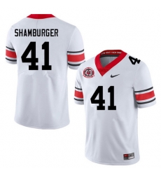 Men #41 Denton Shamburger Georgia Bulldogs College Football Jerseys Sale-40th Anniversary Men #41 Denton Shamburger Georgia Bulldogs College Football Jerseys Sale-40th Anniversary