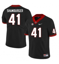 Men #41 Denton Shamburger Georgia Bulldogs College Football Jerseys Sale-Black Men #41 Denton Shamburger Georgia Bulldogs College Football Jerseys Sale-Black