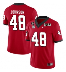 Men #48 Cooper Johnson Georgia Bulldogs 2022-23 CTP National Championship Football Jerseys Men #48 Cooper Johnson Georgia Bulldogs 2022-23 CTP National Championship Football Jerseys