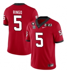 Men #5 Kelee Ringo Georgia Bulldogs 2022-23 CTP National Championship Football Jerseys Men #5 Kelee Ringo Georgia Bulldogs 2022-23 CTP National Championship Football Jerseys
