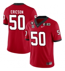 Men #50 Warren Ericson Georgia Bulldogs 2022-23 CTP National Championship Football Jerseys Men #50 Warren Ericson Georgia Bulldogs 2022-23 CTP National Championship Football Jerseys