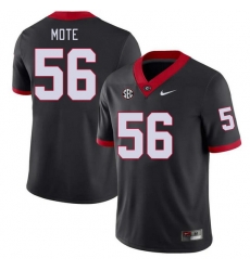 Men #56 William Mote Georgia Bulldogs College Football Jerseys Stitched-Black Men #56 William Mote Georgia Bulldogs College Football Jerseys Stitched-Black
