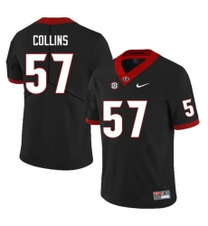 Men #57 Luke Collins Georgia Bulldogs College Football Jerseys Sale-Black Anniversary Men #57 Luke Collins Georgia Bulldogs College Football Jerseys Sale-Black Anniversary