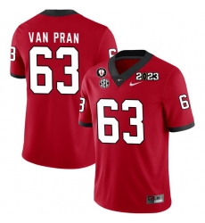Men #63 Sedrick Van Pran Georgia Bulldogs 2022-23 CTP National Championship Football Jerseys Men #63 Sedrick Van Pran Georgia Bulldogs 2022-23 CTP National Championship Football Jerseys