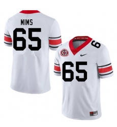 Men #65 Amarius Mims Georgia Bulldogs Nationals Champions 40th Anniversary College Football Jerseys Men #65 Amarius Mims Georgia Bulldogs Nationals Champions 40th Anniversary College Football Jerseys