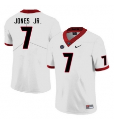 Men #7 Marvin Jones Jr. Georgia Bulldogs College Football Jerseys Sale-White Men #7 Marvin Jones Jr. Georgia Bulldogs College Football Jerseys Sale-White