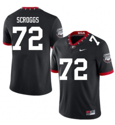 Men #72 Griffin Scroggs Georgia Bulldogs College Football Jerseys Sale-100th Anniversary Men #72 Griffin Scroggs Georgia Bulldogs College Football Jerseys Sale-100th Anniversary